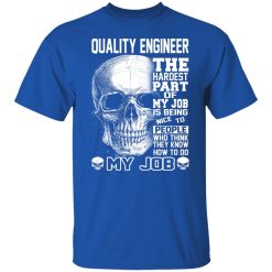 Quality Engineer The Hardest Part Of My Job Is Being Nice To People Shirts, Hoodies, Long Sleeve 29