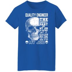 Quality Engineer The Hardest Part Of My Job Is Being Nice To People Shirts, Hoodies, Long Sleeve 37