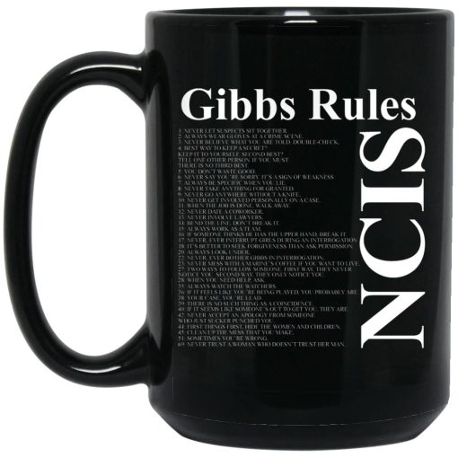 NCIS Gibbs Rules Mug 3