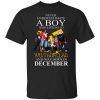 A Boy Who Listens To Wu-Tang Clan And Was Born In December Shirt