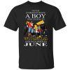 A Boy Who Listens To Wu-Tang Clan And Was Born In June Shirt