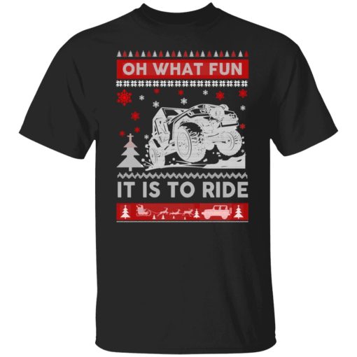 Jeep Christmas Oh What Fun It Is To Ride Shirts, Hoodies, Long Sleeve 7