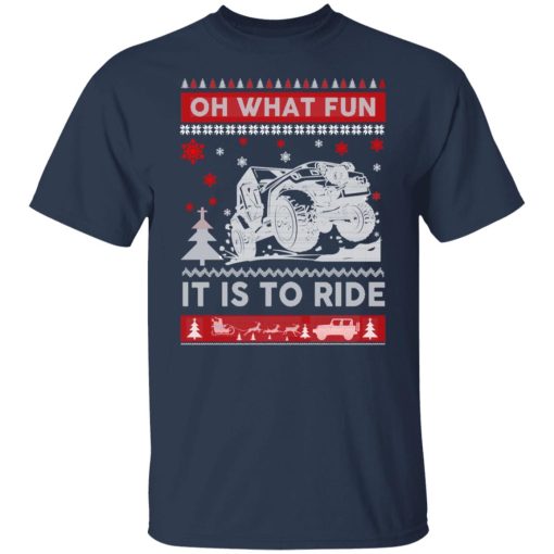 Jeep Christmas Oh What Fun It Is To Ride Shirts, Hoodies, Long Sleeve 9