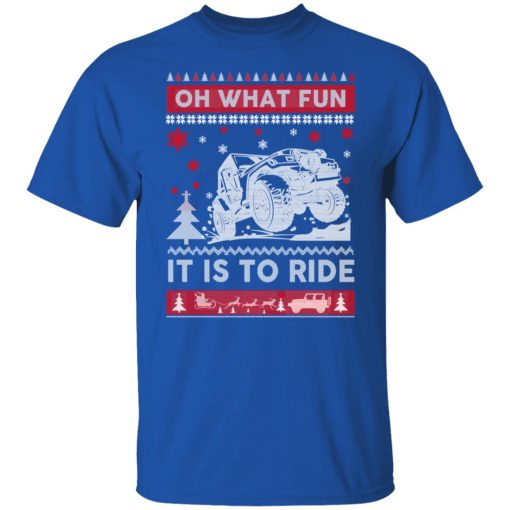 Jeep Christmas Oh What Fun It Is To Ride Shirts, Hoodies, Long Sleeve 10