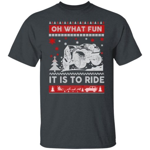 Jeep Christmas Oh What Fun It Is To Ride Shirts, Hoodies, Long Sleeve 8