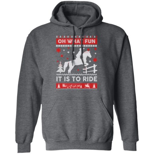 Horse Christmas Oh What Fun It Is To Ride Shirts, Hoodies, Long Sleeve 5
