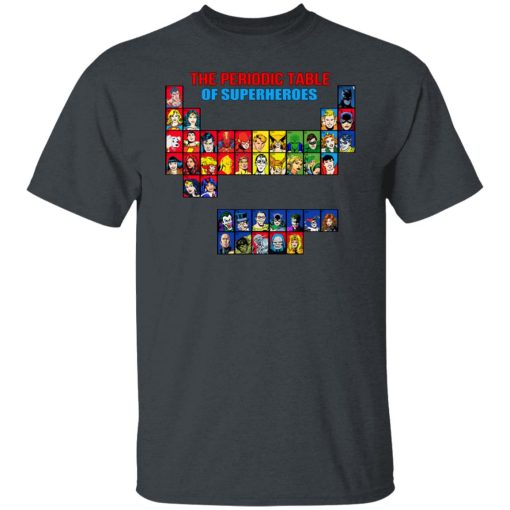 The Periodic Table Of Superheroes Shirts, Hoodies, Long Sleeve 8