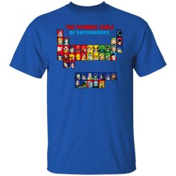 The Periodic Table Of Superheroes Shirts, Hoodies, Long Sleeve 29