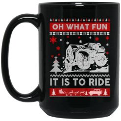 Jeep Christmas Oh What Fun It Is To Ride Mug 4