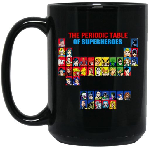 The Periodic Table Of Superheroes Mug 3