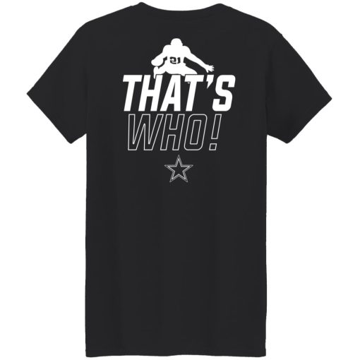 Zeke Who That's Who Ezekiel Elliott Dallas Cowboys Shirts, Hoodies, Long Sleeve 32