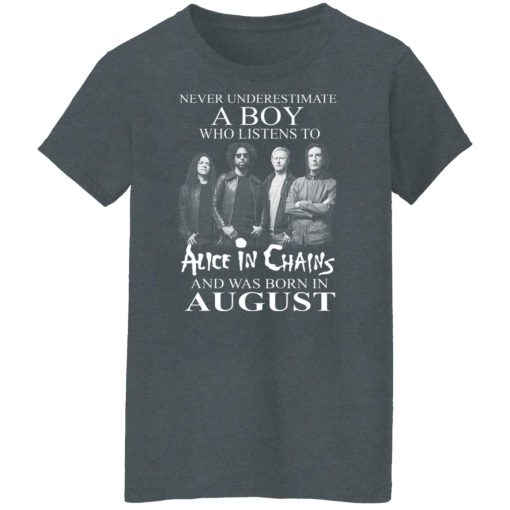 A Boy Who Listens To Alice In Chains And Was Born In August Shirts, Hoodies, Long Sleeve 12