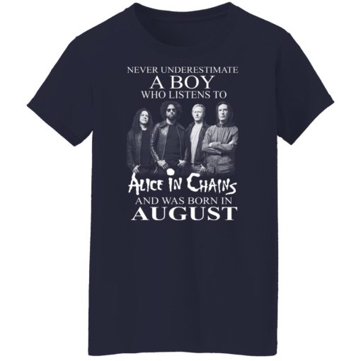 A Boy Who Listens To Alice In Chains And Was Born In August Shirts, Hoodies, Long Sleeve 13