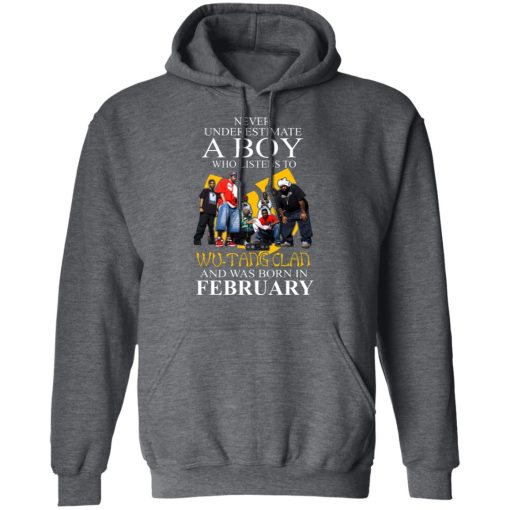 A Boy Who Listens To Wu-Tang Clan And Was Born In February Shirts, Hoodies, Long Sleeve 5