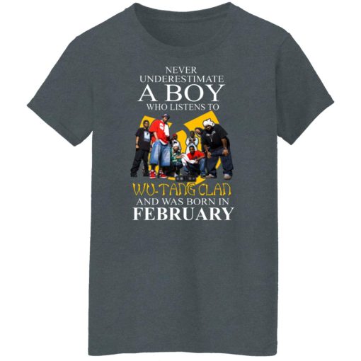 A Boy Who Listens To Wu-Tang Clan And Was Born In February Shirts, Hoodies, Long Sleeve 12