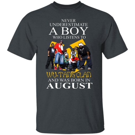 A Boy Who Listens To Wu-Tang Clan And Was Born In August Shirts, Hoodies, Long Sleeve 8