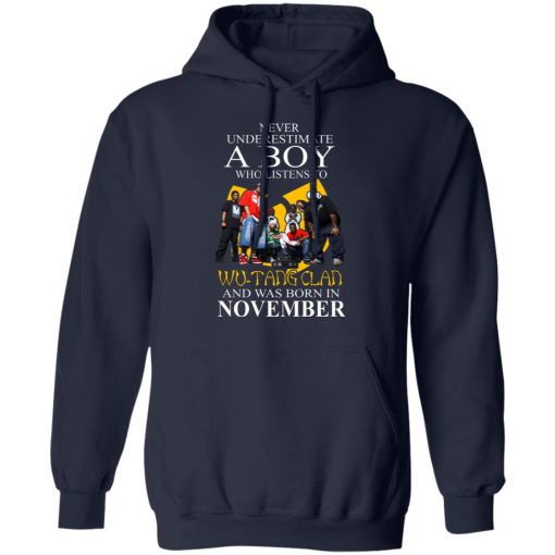 A Boy Who Listens To Wu-Tang Clan And Was Born In November Shirts, Hoodies, Long Sleeve 4