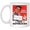 Defeat Socialism Vote Republican Ronald Reagan Mug