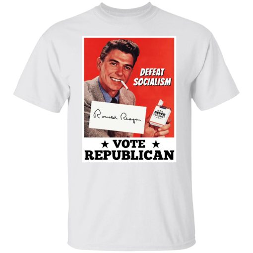 Defeat Socialism Vote Republican Ronald Reagan Shirts, Hoodies, Long Sleeve 9