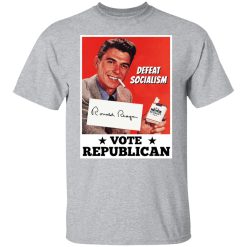 Defeat Socialism Vote Republican Ronald Reagan Shirts, Hoodies, Long Sleeve 28
