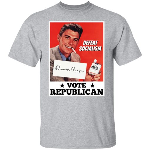 Defeat Socialism Vote Republican Ronald Reagan Shirts, Hoodies, Long Sleeve 10
