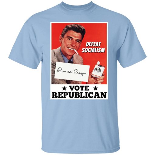 Defeat Socialism Vote Republican Ronald Reagan Shirts, Hoodies, Long Sleeve 8