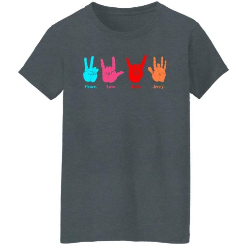 Peace Love Rock Jerry Garcia Grateful Dead Shirts, Hoodies, Long Sleeve 12
