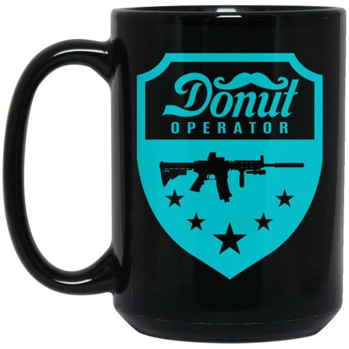 Donut Operator Shield Mug 3