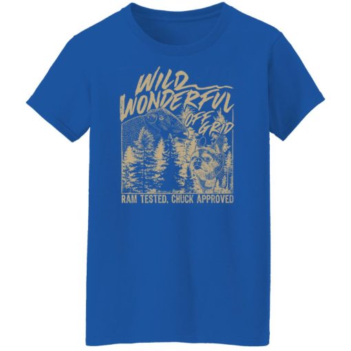 Wild Wonderful Off Grid Ram Tested & Chuck Approved Shirts, Hoodies, Long Sleeve 14
