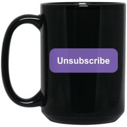 Unsubscribe Podcast Logo Mug 4