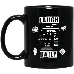 Laugh Daily Symbol Mug