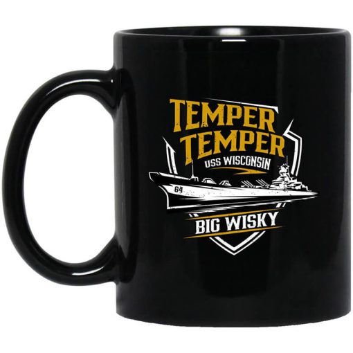 Temper USS Wisconsin Big Wisky Mug