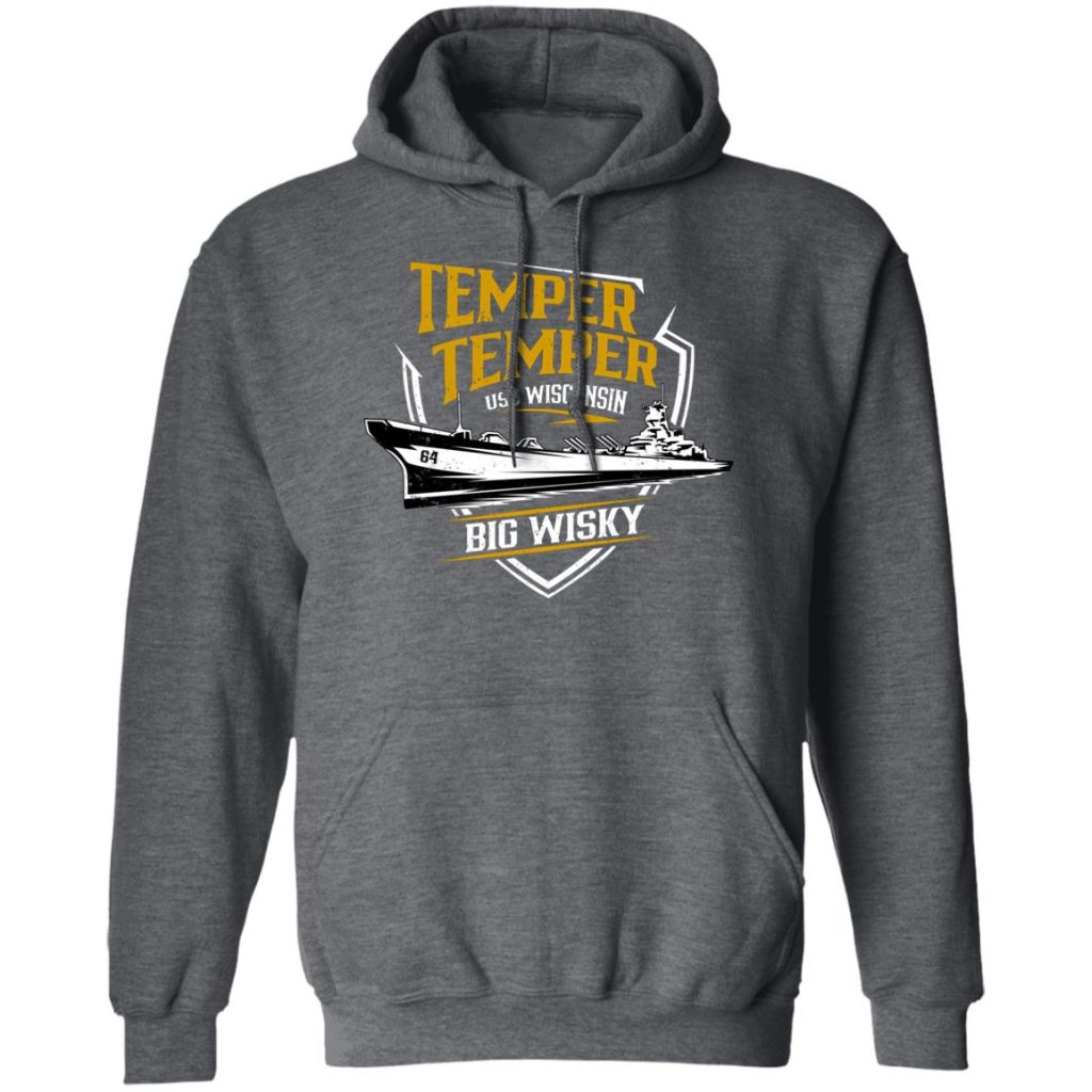 Temper USS Wisconsin Big Wisky Shirts, Hoodies
