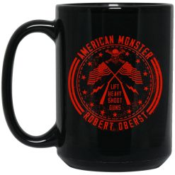 American Monster Lift Heavy Shoot Guns Mug 4