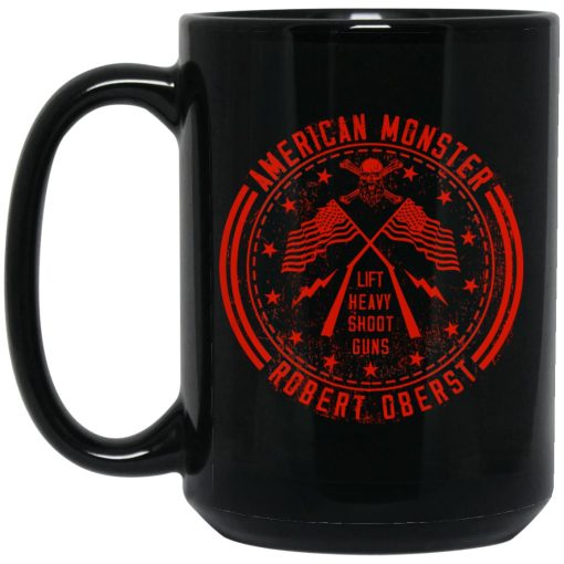 American Monster Lift Heavy Shoot Guns Mug 3