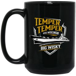 Temper USS Wisconsin Big Wisky Mug 4