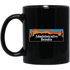 Administrative Results Landscape 11 oz. Black Mug