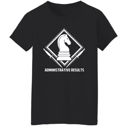 Administrative Results Logo Women T-Shirt Black