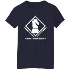 Administrative Results Logo Women T-Shirt Navy