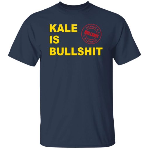 CarnivoreMD Kale Is Bullshit T-Shirt Navy