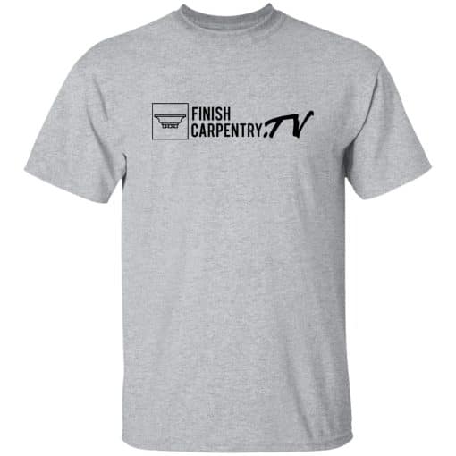 Finish Carpentry TV Logo T-Shirt Sport Grey