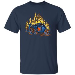 JSTU Car T-Shirt Navy