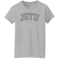 JSTU Smiley Women T-Shirt Sport Grey Front