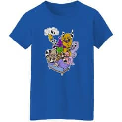 Monsters Under My Bed Women T-Shirt Royal