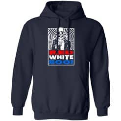 Red White And Boo Hoodie Navy