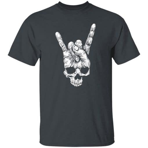 Rock Skull T-Shirt Dark Heather