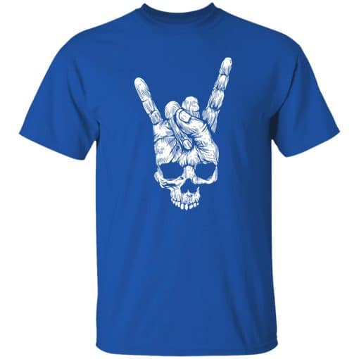 Rock Skull T-Shirt Royal