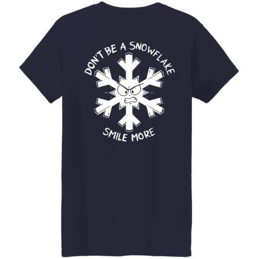 Roman Atwood SnowFlake Women T-Shirt Navy