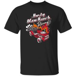 Rusty Van Ranch Lawn Mower Racing T-Shirt Front