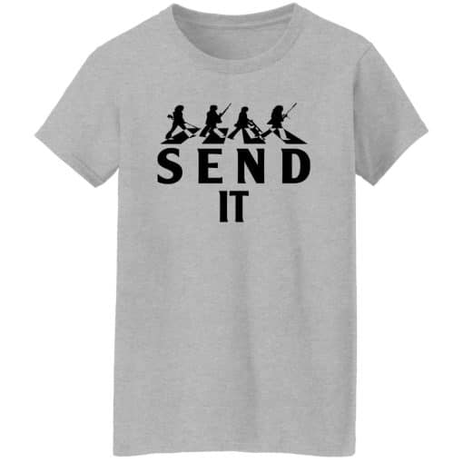 Send It Women T-Shirt Sport Grey